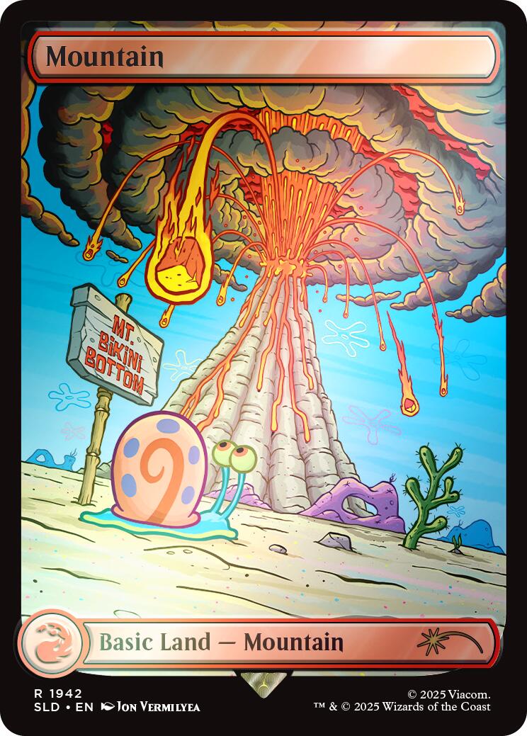 Mountain (1942) (Rainbow Foil) [Secret Lair Drop Series] | Boutique FDB TCG