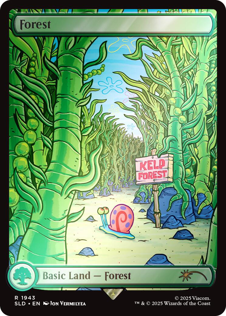 Forest (1943) (Rainbow Foil) [Secret Lair Drop Series] | Boutique FDB TCG