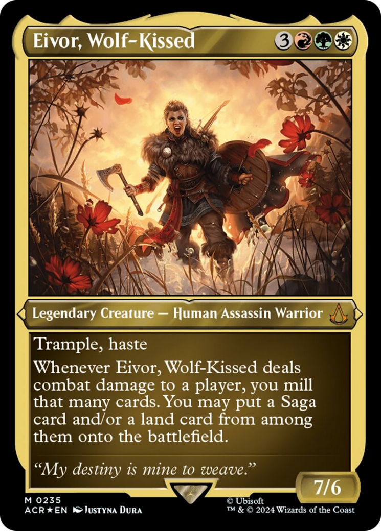 Eivor, Wolf-Kissed (Foil Etched) [Assassin's Creed] | Boutique FDB TCG