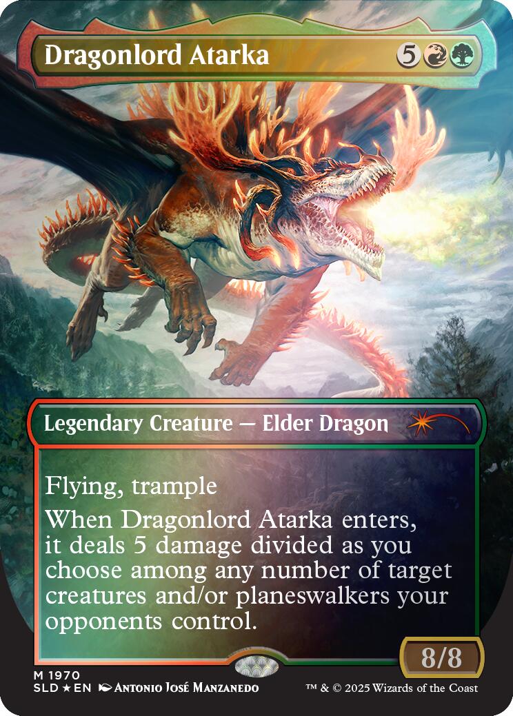 Dragonlord Atarka (Rainbow Foil) [Secret Lair Drop Series] | Boutique FDB TCG