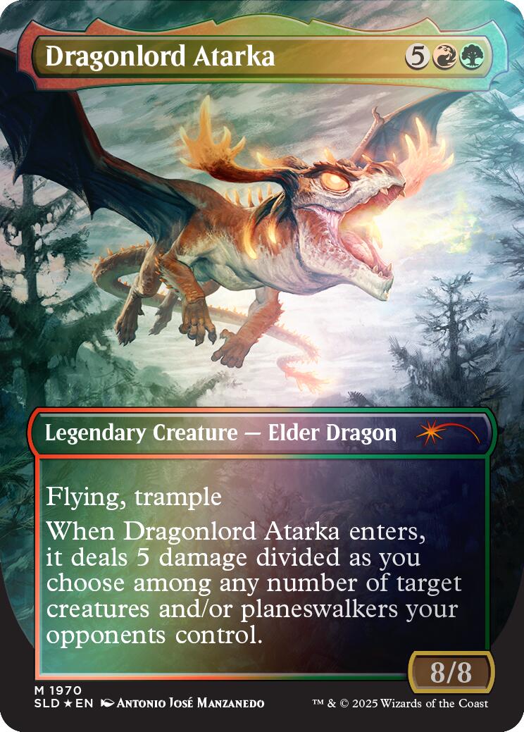 Dragonlord Atarka (Rainbow Foil) [Secret Lair Drop Series] | Boutique FDB TCG