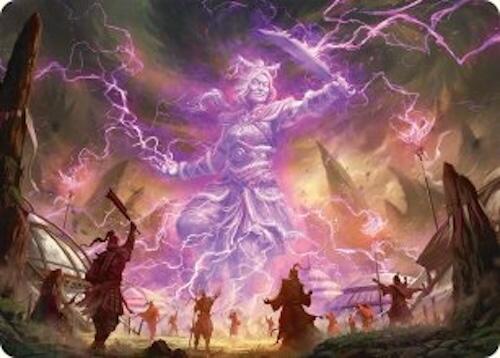 Smile at Death Art Card (4/54) [Tarkir: Dragonstorm Art Series] | Boutique FDB TCG