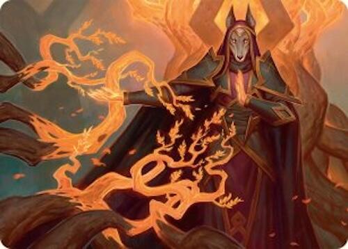 Abzan Devotee Art Card (10/54) [Tarkir: Dragonstorm Art Series] | Boutique FDB TCG
