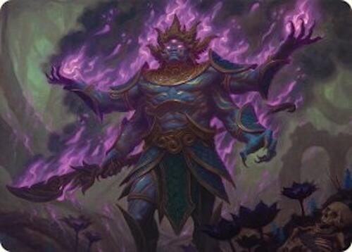 Rot-Curse Rakshasa Art Card (13/54) [Tarkir: Dragonstorm Art Series] | Boutique FDB TCG