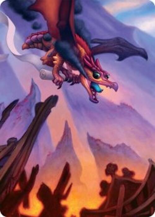 Scavenger Regent Art Card (45/54) [Tarkir: Dragonstorm Art Series] | Boutique FDB TCG
