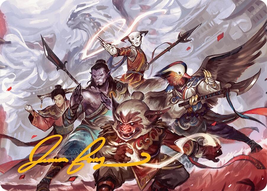 Will of the Jeskai Art Card (54/54) (Gold-Stamped Signature) [Tarkir: Dragonstorm Art Series] | Boutique FDB TCG