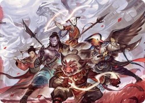 Will of the Jeskai Art Card (54/54) [Tarkir: Dragonstorm Art Series] | Boutique FDB TCG