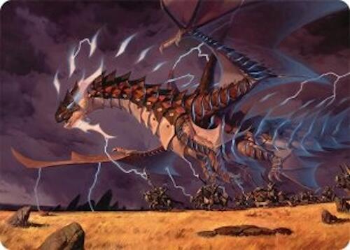 Neriv, Heart of the Storm Art Card (25/54) [Tarkir: Dragonstorm Art Series] | Boutique FDB TCG