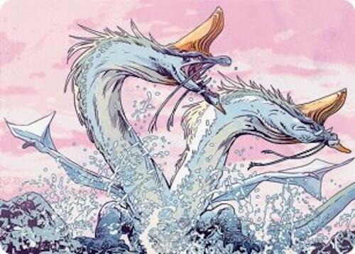 Twinmaw Stormbrood Art Card (39/54) [Tarkir: Dragonstorm Art Series] | Boutique FDB TCG
