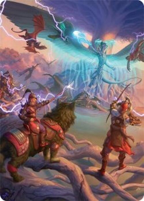 All-Out Assault Art Card (50/54) [Tarkir: Dragonstorm Art Series] | Boutique FDB TCG