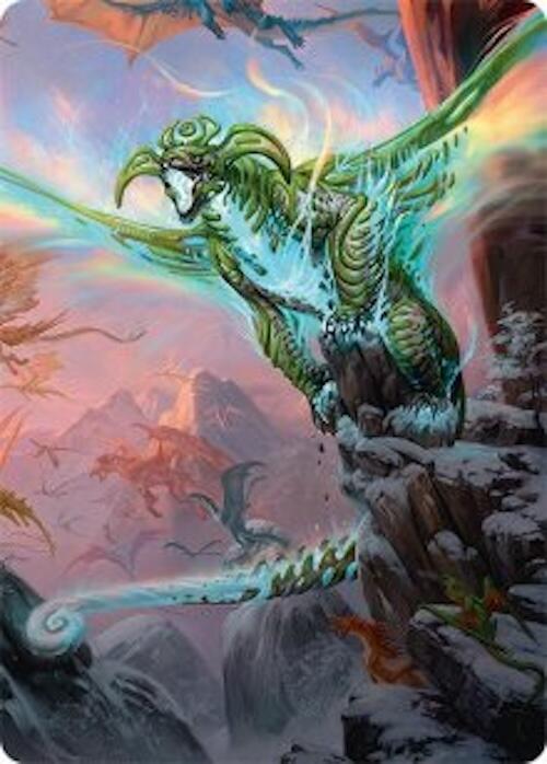 Ureni of the Unwritten Art Card (51/54) [Tarkir: Dragonstorm Art Series] | Boutique FDB TCG
