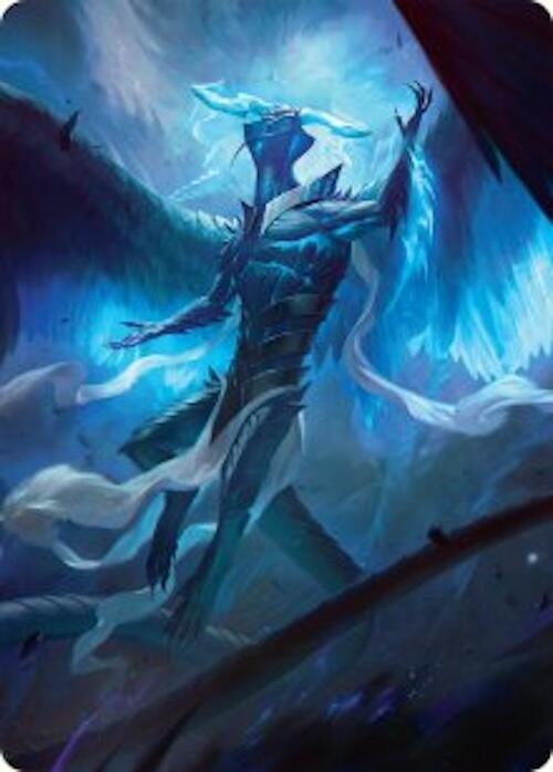 Ugin, Eye of the Storms Art Card (1/54) [Tarkir: Dragonstorm Art Series] | Boutique FDB TCG
