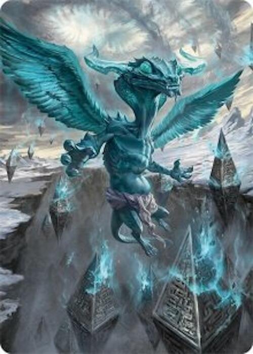 Ugin, Eye of the Storms Art Card (47/54) [Tarkir: Dragonstorm Art Series] | Boutique FDB TCG