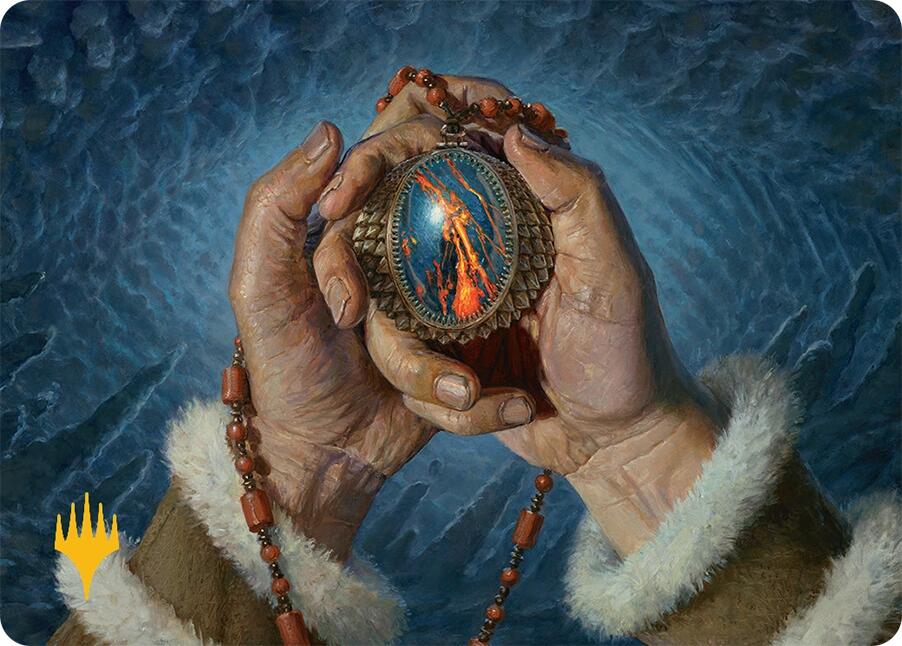 Mox Jasper Art Card (28/54) (Gold-Stamped) [Tarkir: Dragonstorm Art Series] | Boutique FDB TCG