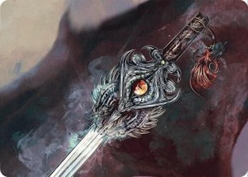 Dragonfire Blade Art Card (40/54) [Tarkir: Dragonstorm Art Series] | Boutique FDB TCG