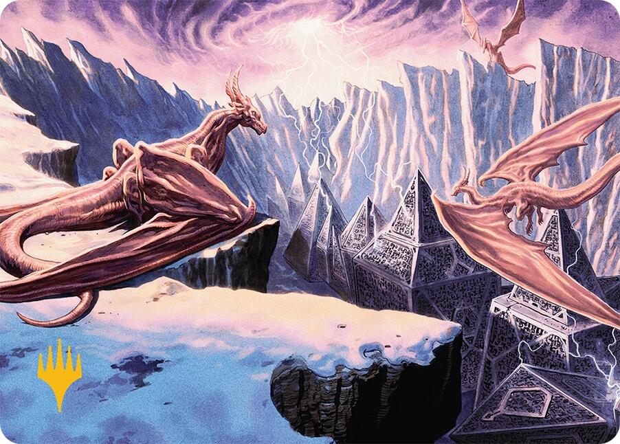 Maelstrom of the Spirit Dragon (42/54) (Gold-Stamped) [Tarkir: Dragonstorm Art Series] | Boutique FDB TCG