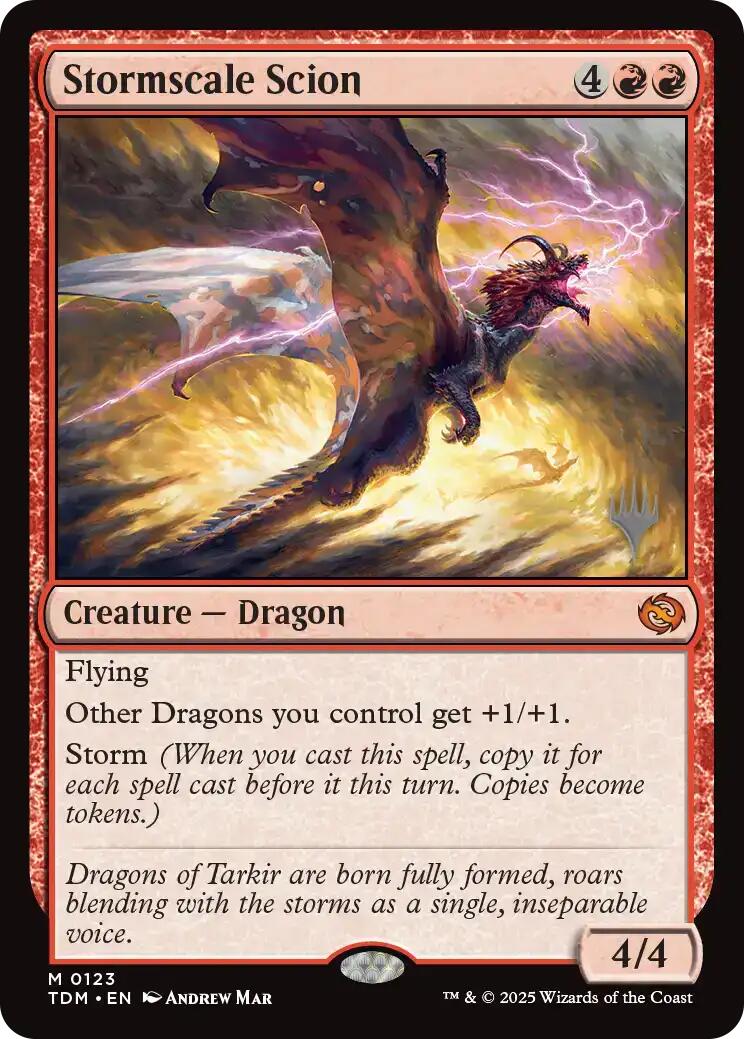 Stormscale Scion [Tarkir: Dragonstorm Promos] | Boutique FDB TCG