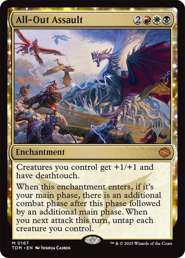 All-Out Assault [Tarkir: Dragonstorm Promos] | Boutique FDB TCG