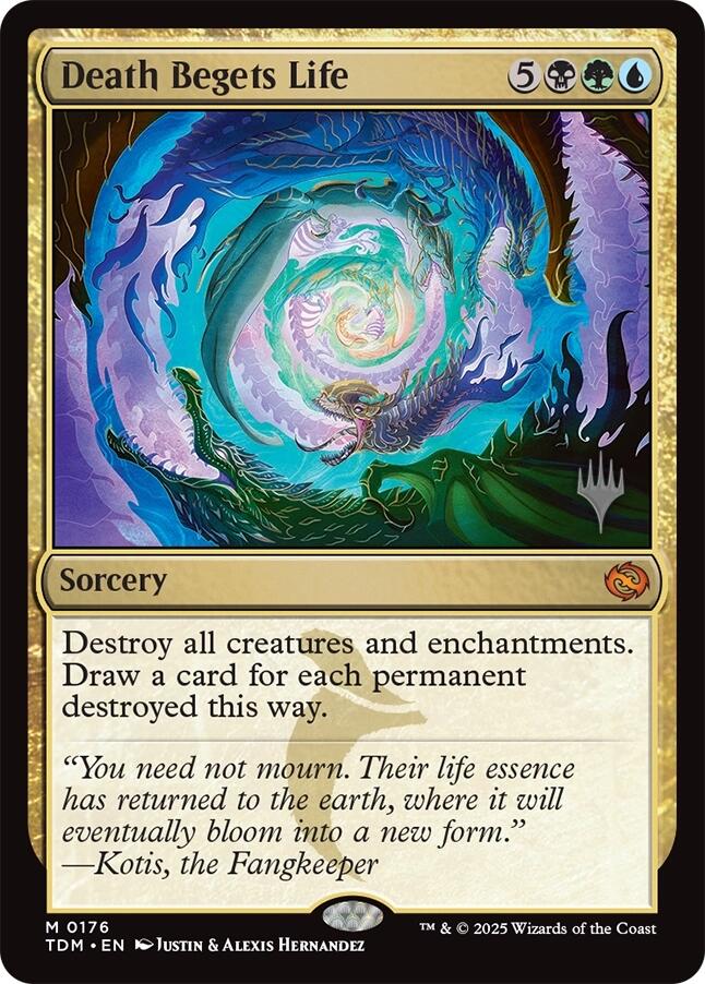 Death Begets Life [Tarkir: Dragonstorm Promos] | Boutique FDB TCG