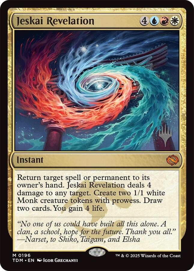Jeskai Revelation [Tarkir: Dragonstorm Promos] | Boutique FDB TCG