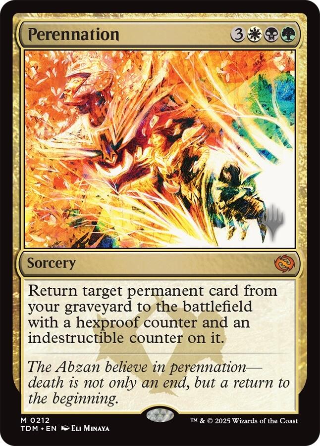 Perennation [Tarkir: Dragonstorm Promos] | Boutique FDB TCG
