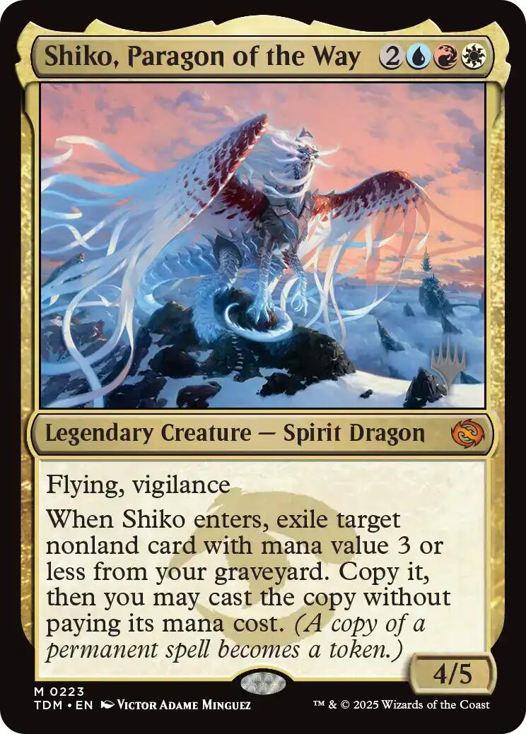 Shiko, Paragon of the Way [Tarkir: Dragonstorm Promos] | Boutique FDB TCG