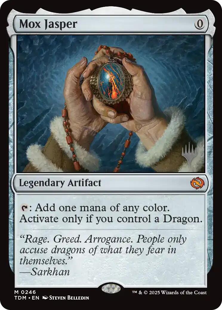 Mox Jasper [Tarkir: Dragonstorm Promos] | Boutique FDB TCG