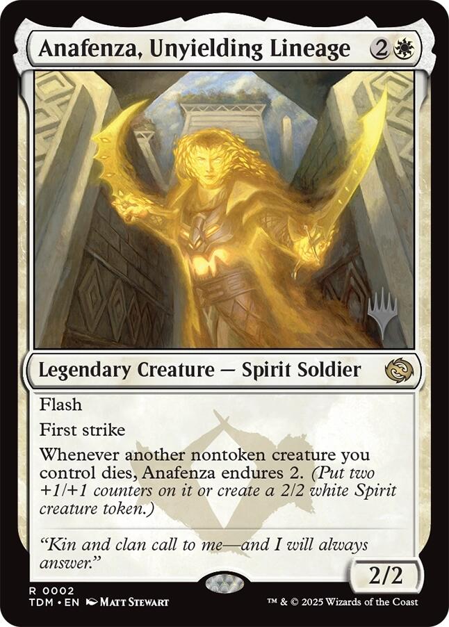 Anafenza, Unyielding Lineage [Tarkir: Dragonstorm Promos] | Boutique FDB TCG