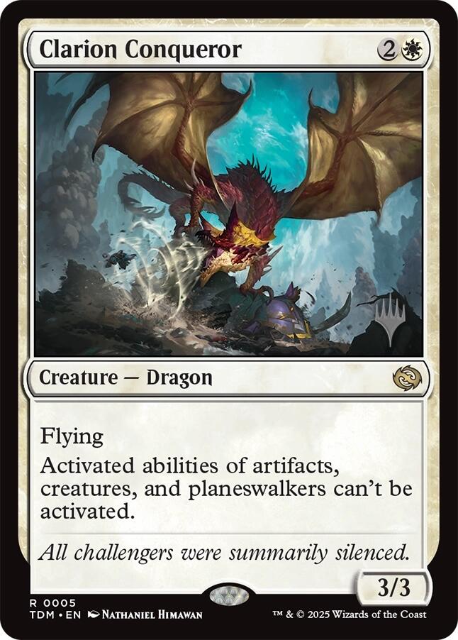 Clarion Conqueror [Tarkir: Dragonstorm Promos] | Boutique FDB TCG