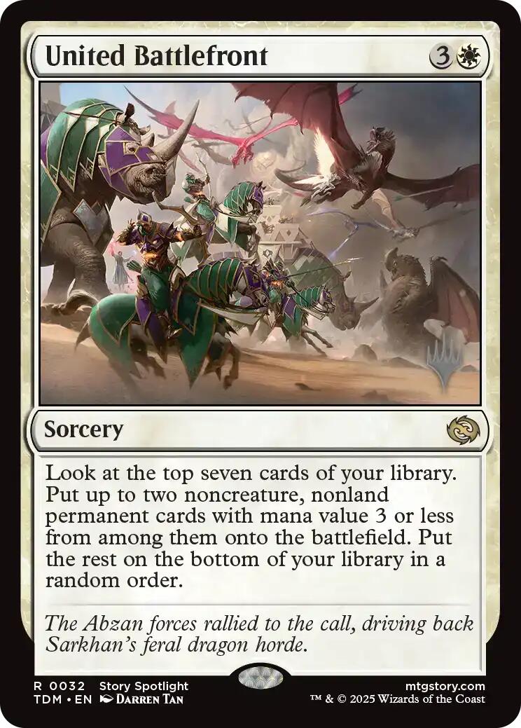 United Battlefront [Tarkir: Dragonstorm Promos] | Boutique FDB TCG