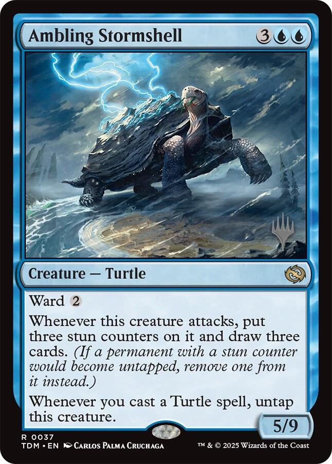 Ambling Stormshell [Tarkir: Dragonstorm Promos] | Boutique FDB TCG