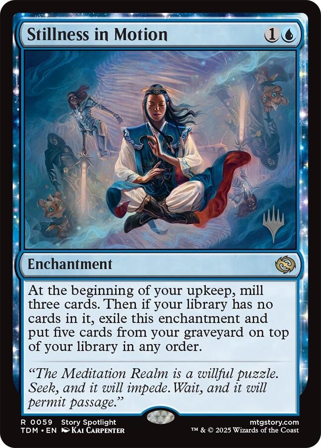 Stillness in Motion [Tarkir: Dragonstorm Promos] | Boutique FDB TCG