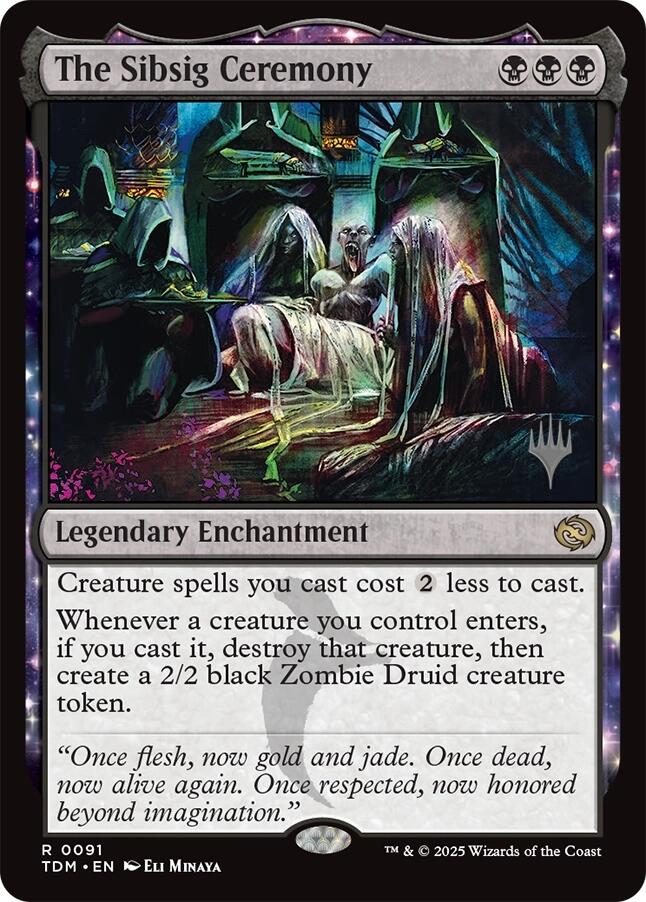 The Sibsig Ceremony [Tarkir: Dragonstorm Promos] | Boutique FDB TCG