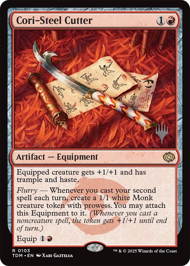 Cori-Steel Cutter [Tarkir: Dragonstorm Promos] | Boutique FDB TCG