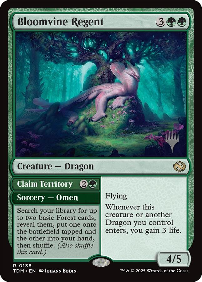 Bloomvine Regent [Tarkir: Dragonstorm Promos] | Boutique FDB TCG
