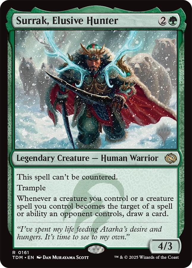 Surrak, Elusive Hunter [Tarkir: Dragonstorm Promos] | Boutique FDB TCG
