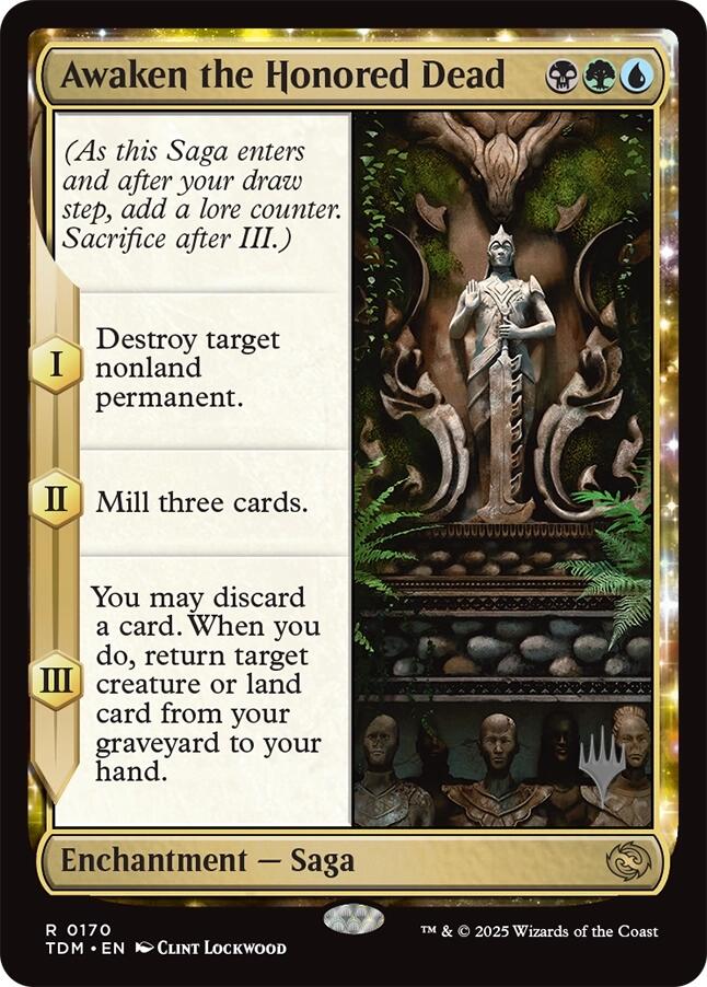 Awaken the Honored Dead [Tarkir: Dragonstorm Promos] | Boutique FDB TCG