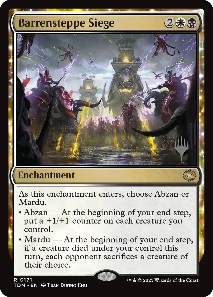 Barrensteppe Siege [Tarkir: Dragonstorm Promos] | Boutique FDB TCG