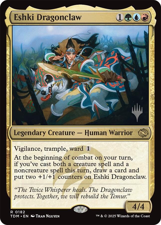 Eshki Dragonclaw [Tarkir: Dragonstorm Promos] | Boutique FDB TCG