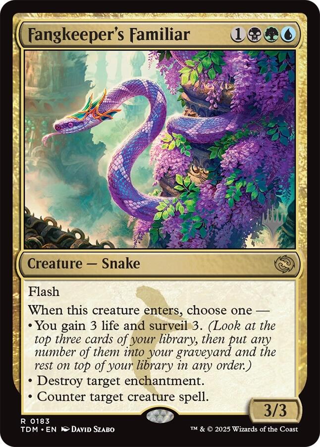 Fangkeeper's Familiar [Tarkir: Dragonstorm Promos] | Boutique FDB TCG