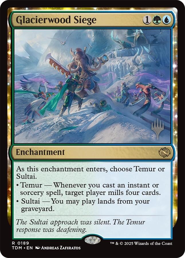 Glacierwood Siege [Tarkir: Dragonstorm Promos] | Boutique FDB TCG