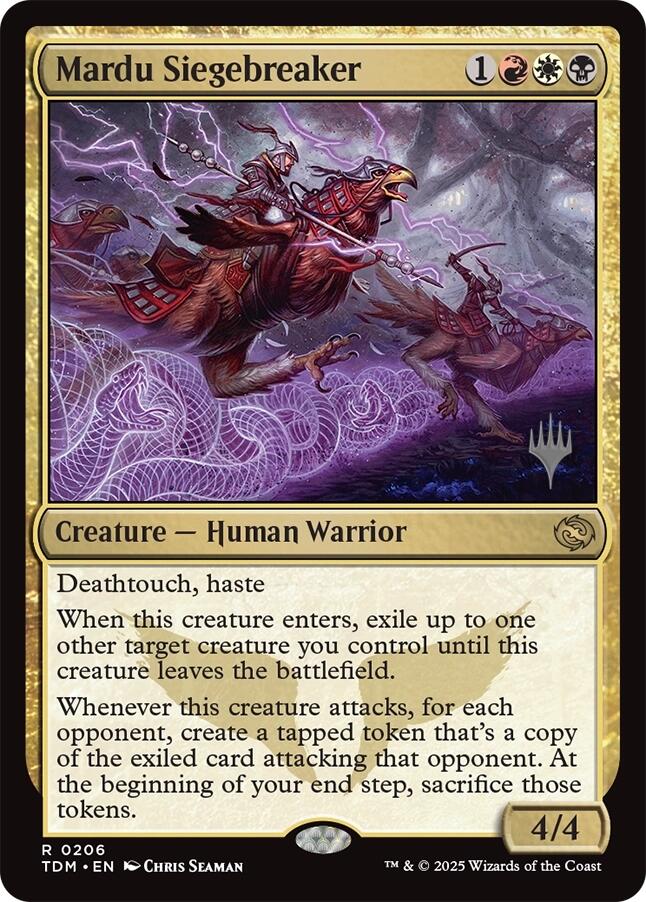 Mardu Siegebreaker [Tarkir: Dragonstorm Promos] | Boutique FDB TCG