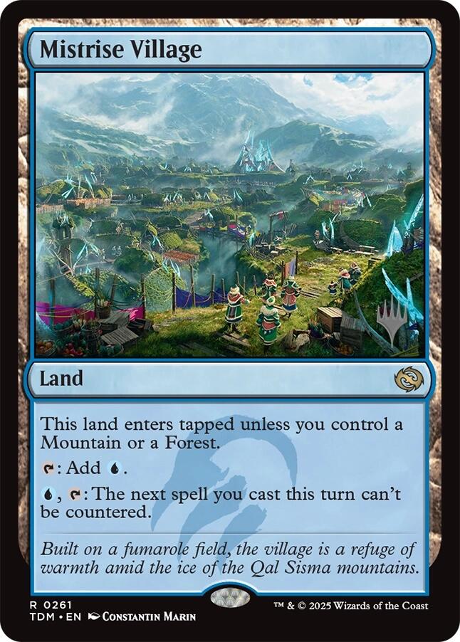 Mistrise Village [Tarkir: Dragonstorm Promos] | Boutique FDB TCG