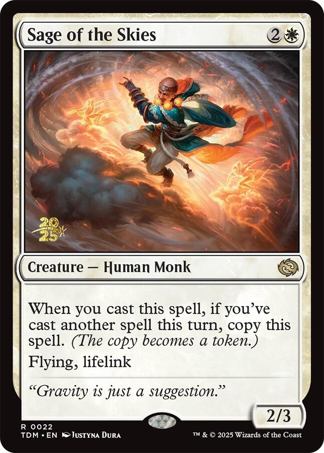 Sage of the Skies [Tarkir: Dragonstorm Prerelease Promos] | Boutique FDB TCG