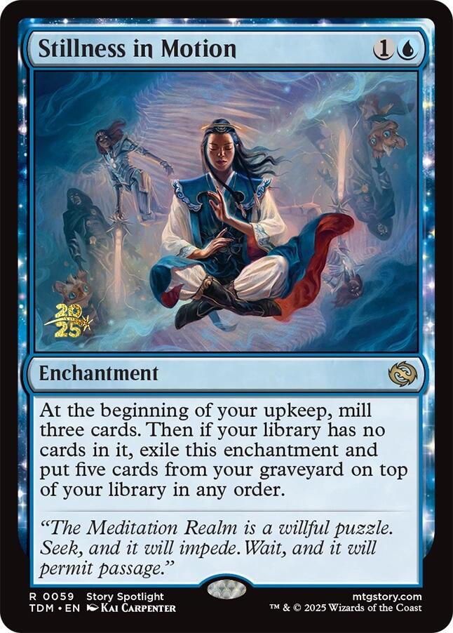 Stillness in Motion [Tarkir: Dragonstorm Prerelease Promos] | Boutique FDB TCG