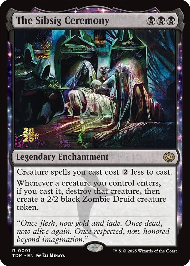 The Sibsig Ceremony [Tarkir: Dragonstorm Prerelease Promos] | Boutique FDB TCG