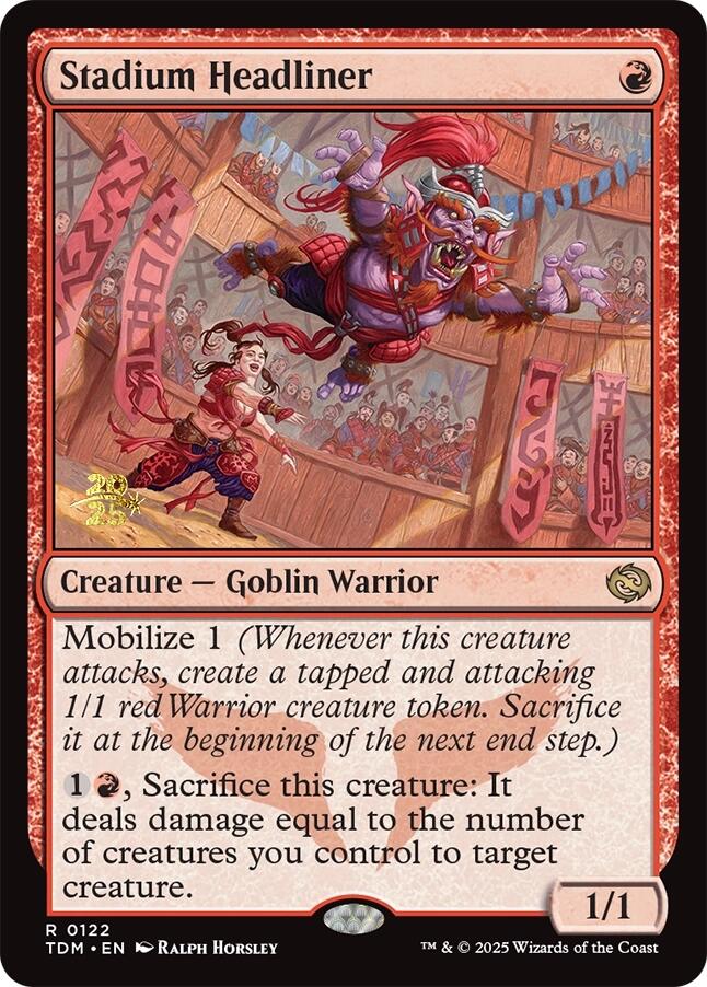 Stadium Headliner [Tarkir: Dragonstorm Prerelease Promos] | Boutique FDB TCG
