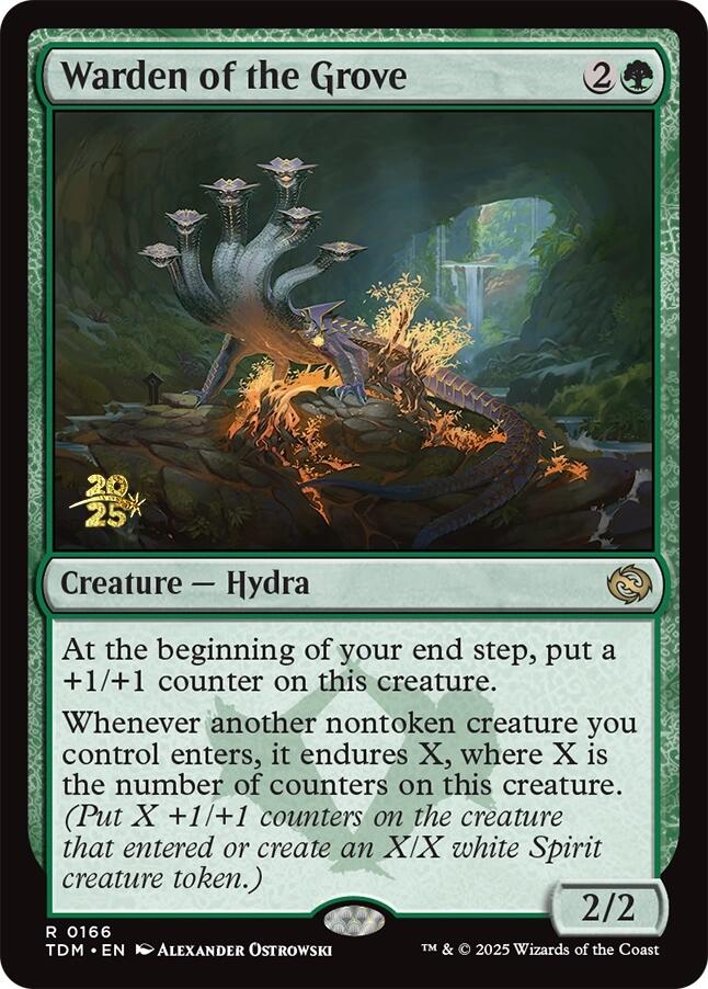 Warden of the Grove [Tarkir: Dragonstorm Prerelease Promos] | Boutique FDB TCG