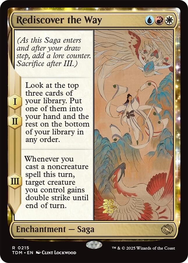 Rediscover the Way [Tarkir: Dragonstorm Prerelease Promos] | Boutique FDB TCG