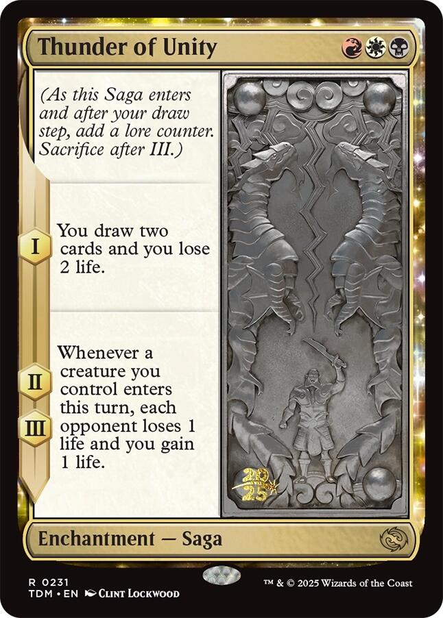 Thunder of Unity [Tarkir: Dragonstorm Prerelease Promos] | Boutique FDB TCG
